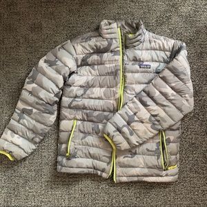 Camo Patagonia puffer jacket
